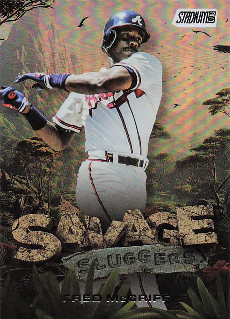 2025 Stadium Club Baseball Savage Sluggers Fred McGriff #SS-4