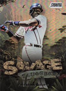 2025 Stadium Club Baseball Savage Sluggers Fred McGriff #SS-4