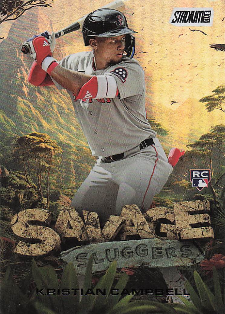 2025 Stadium Club Baseball Savage Sluggers Kristian Campbell #SS-15
