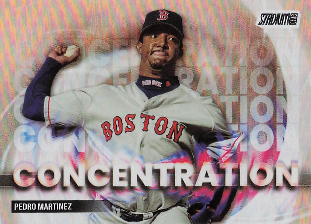 2025 Stadium Club Baseball Concentration Pedro Martinez #C-11