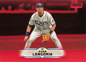 2025 Stadium Club Baseball Red Foil Evan Longoria #110