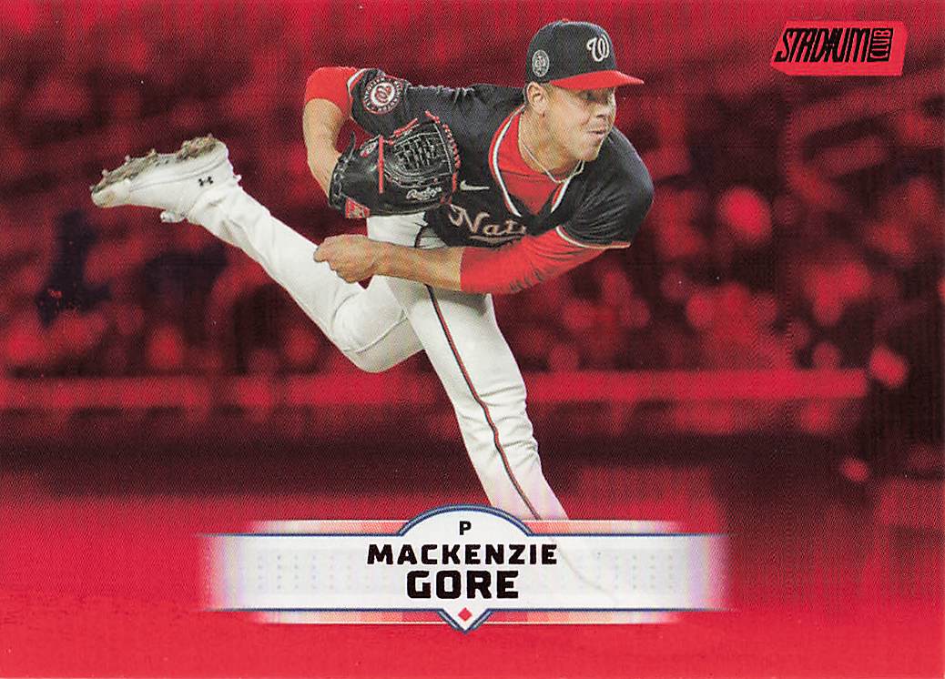 2025 Stadium Club Baseball Red Foil Mackenzie Gore #178