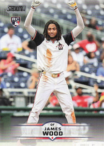 2025 Stadium Club Baseball James Wood #175 Rookie