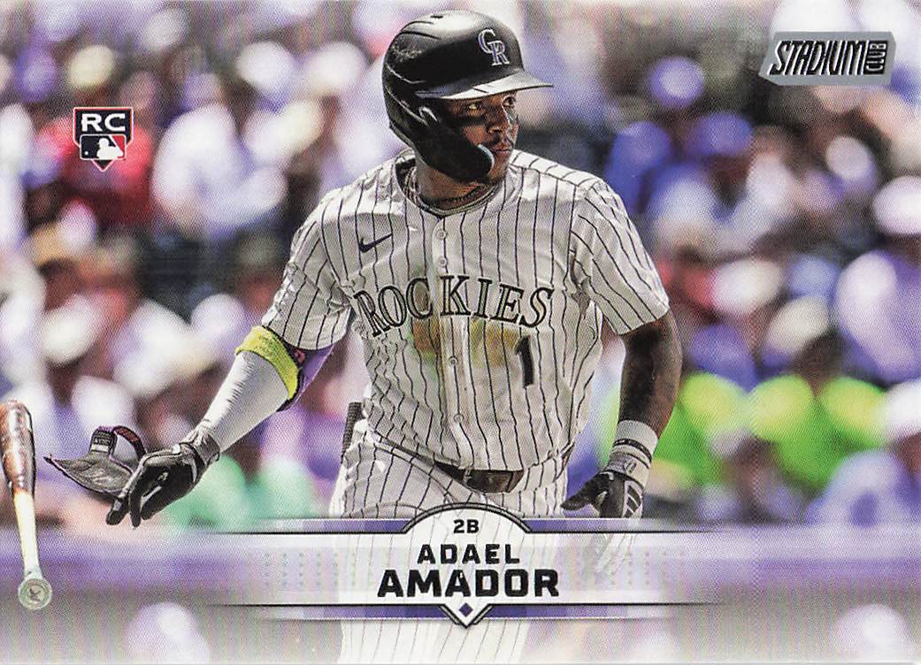 2025 Stadium Club Baseball Adael Amador #41 Rookie