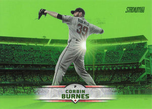 2025 Stadium Club Baseball Lime Green Corbin Burnes #100
