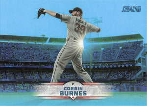 2025 Stadium Club Baseball Light Blue Foil Corbin Burnes #100