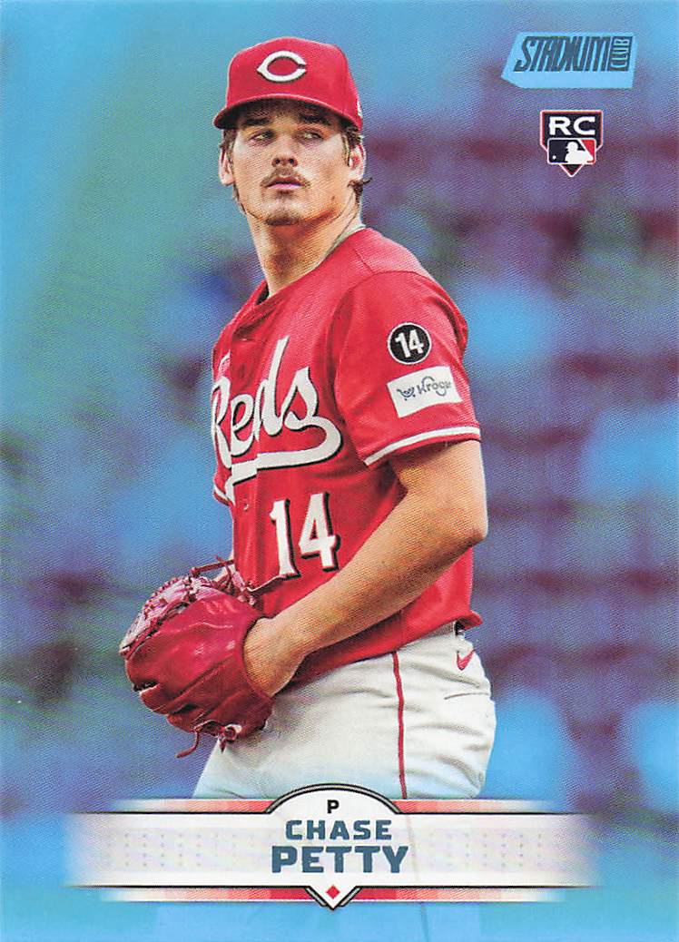 2025 Stadium Club Baseball Light Blue Foil Chase Petty #59 Rookie