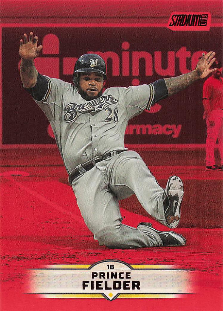 2025 Stadium Club Baseball Red Foil Prince Fielder #161
