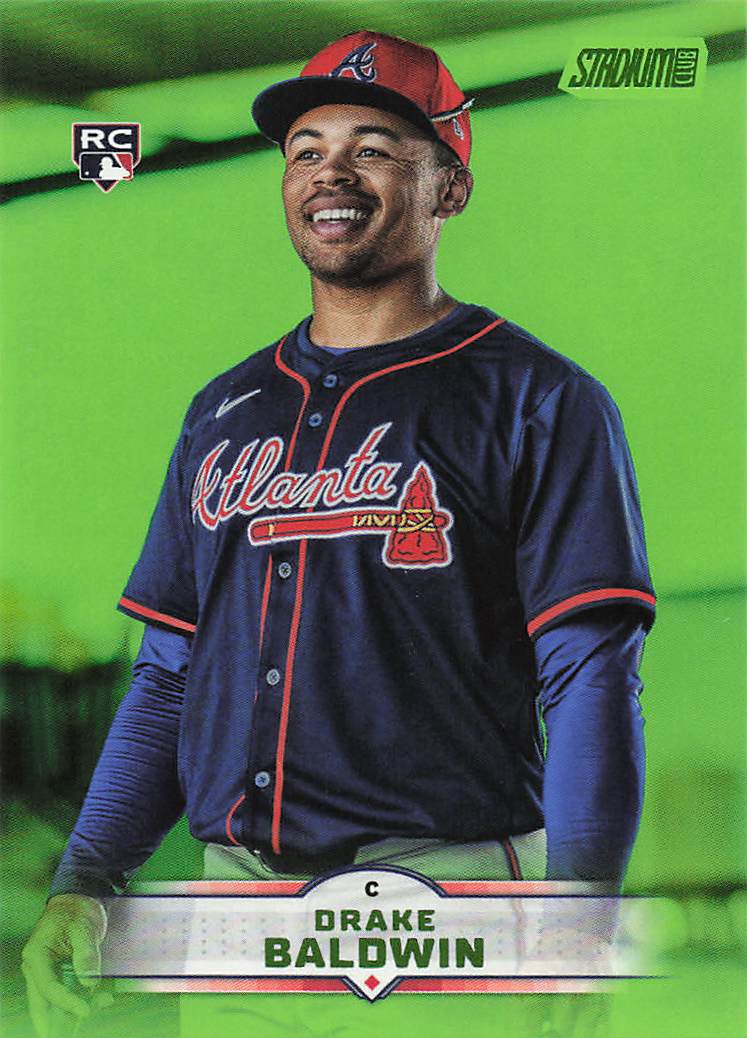 2025 Stadium Club Baseball Lime Green Drake Baldwin #61 Rookie