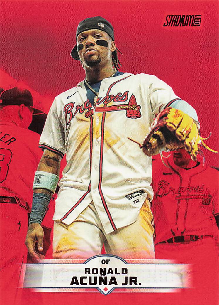 2025 Stadium Club Baseball Red Foil Ronald Acuña Jr. #4