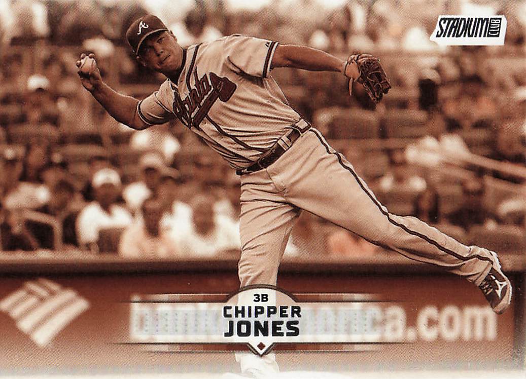 2025 Stadium Club Baseball Sepia Chipper Jones #84