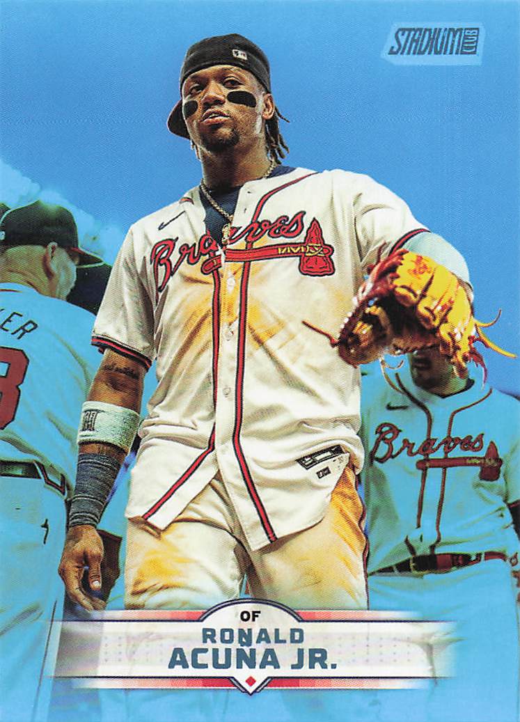 2025 Stadium Club Baseball Light Blue Foil Ronald Acuña Jr. #4