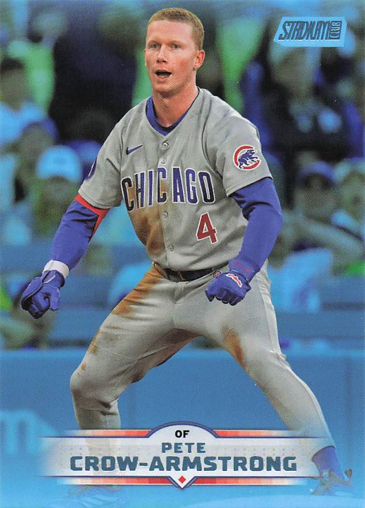 2025 Stadium Club Baseball Light Blue Foil Pete Crow-Armstrong #86