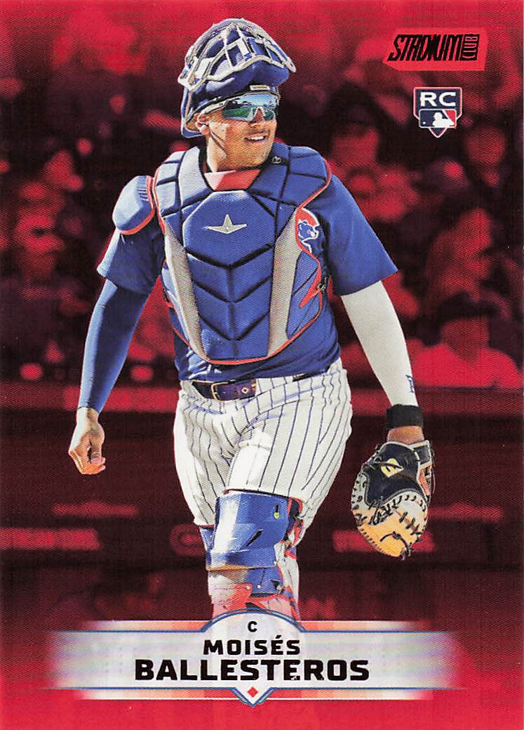 2025 Stadium Club Baseball Red Foil Moisés Ballesteros #17 Rookie
