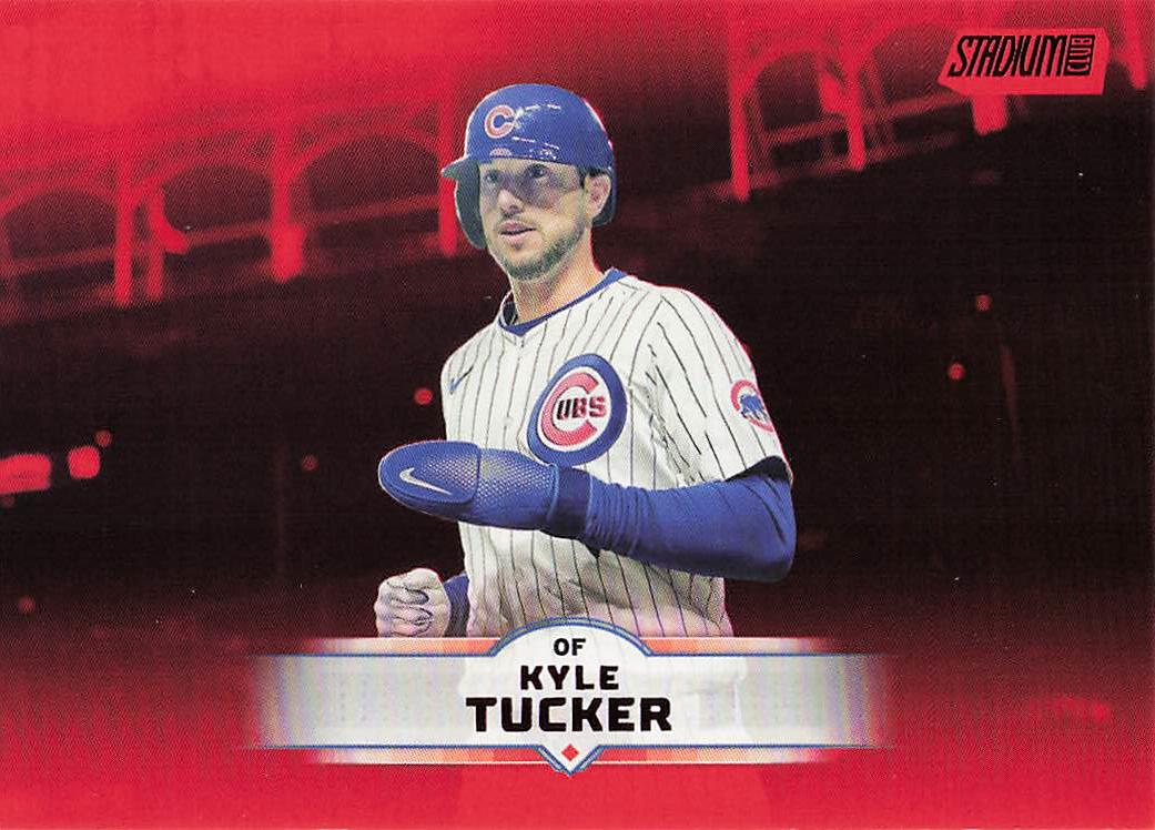 2025 Stadium Club Baseball Red Foil Kyle Tucker #77