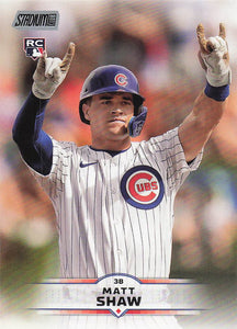2025 Stadium Club Baseball Matt Shaw #65 Rookie