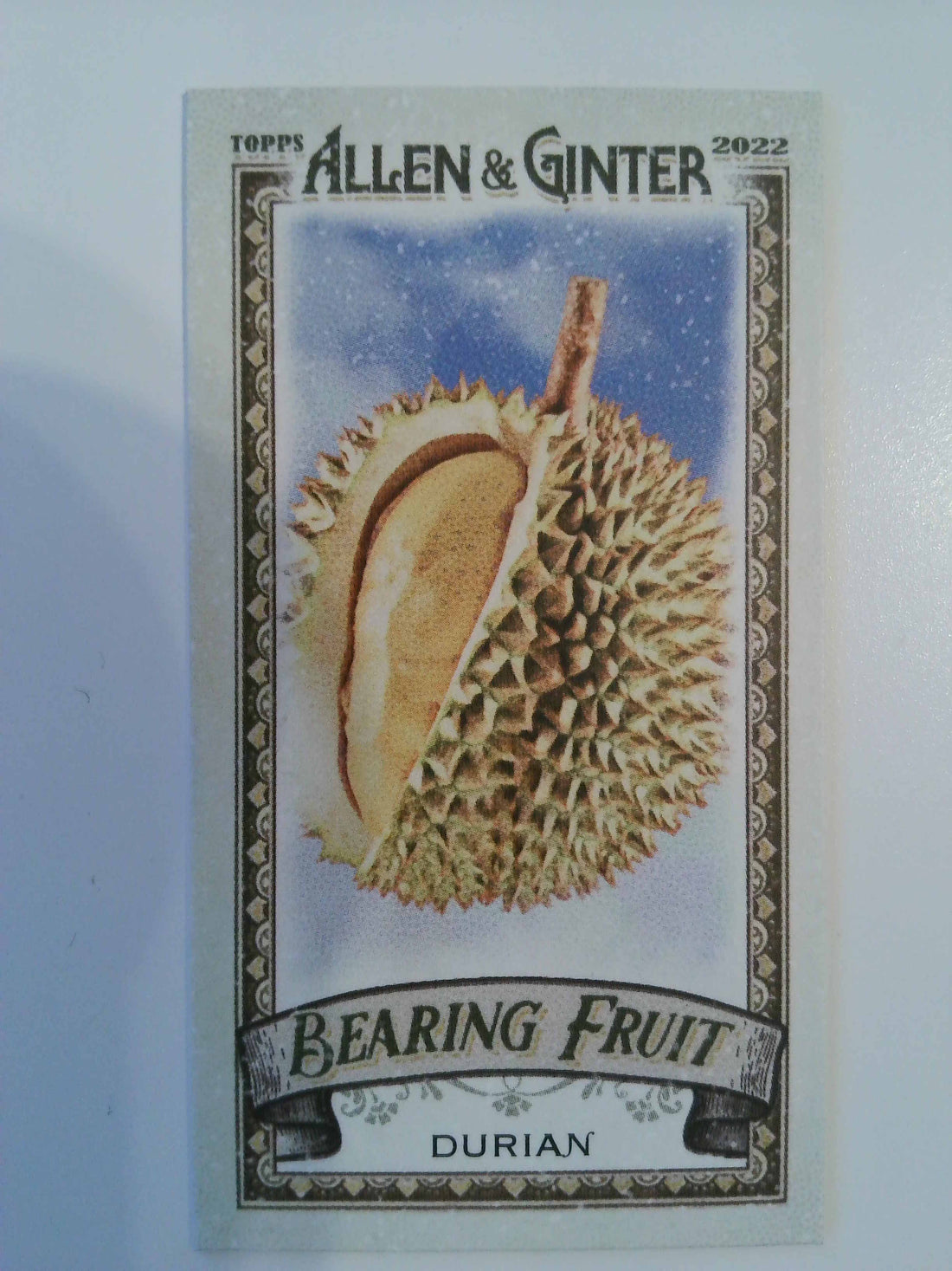 2022 Topps Allen & Ginter Baseball Mini Bearing Fruit Durian #BF-4