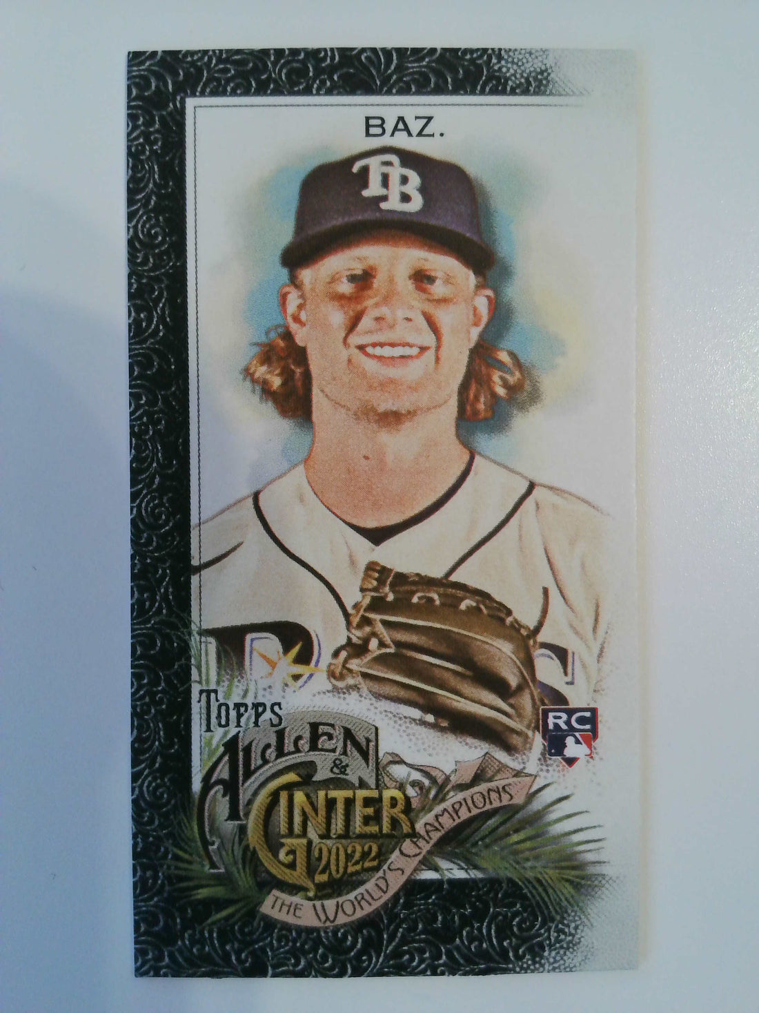 2022 Topps Allen & Ginter Baseball Mini Black Border Shane Baz #7 Rookie