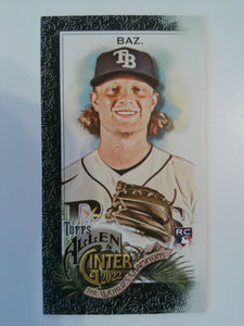 2022 Topps Allen & Ginter Baseball Mini Black Border Shane Baz #7 Rookie