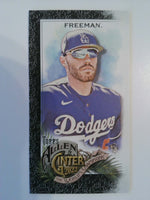 2022 Topps Allen & Ginter Baseball Mini Black Border Freddie Freeman #18