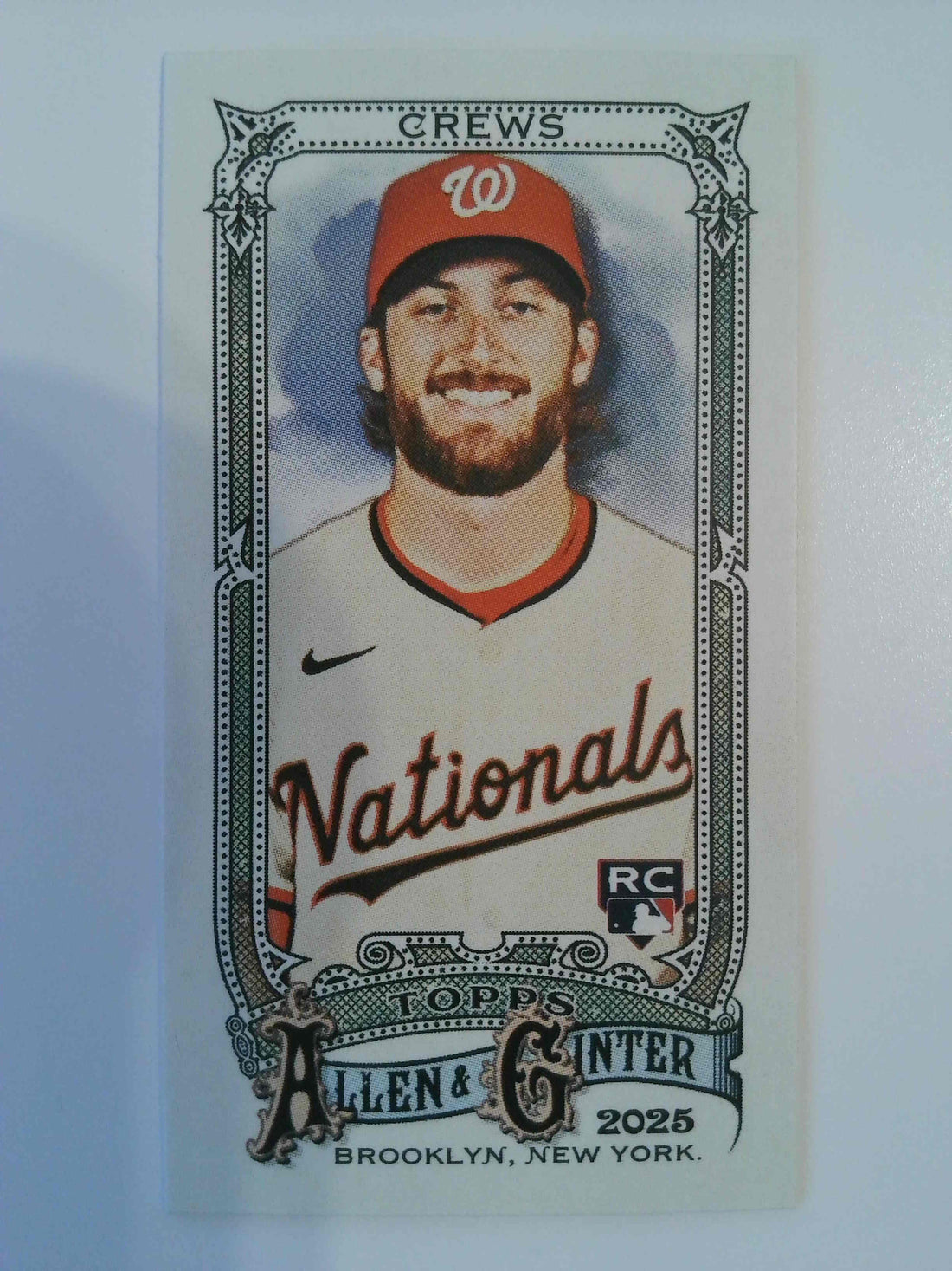 2025 Topps Allen & Ginter Baseball Mini Dylan Crews #120 Rookie