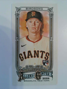 2025 Topps Allen & Ginter Baseball Mini Hayden Birdsong #241 Rookie