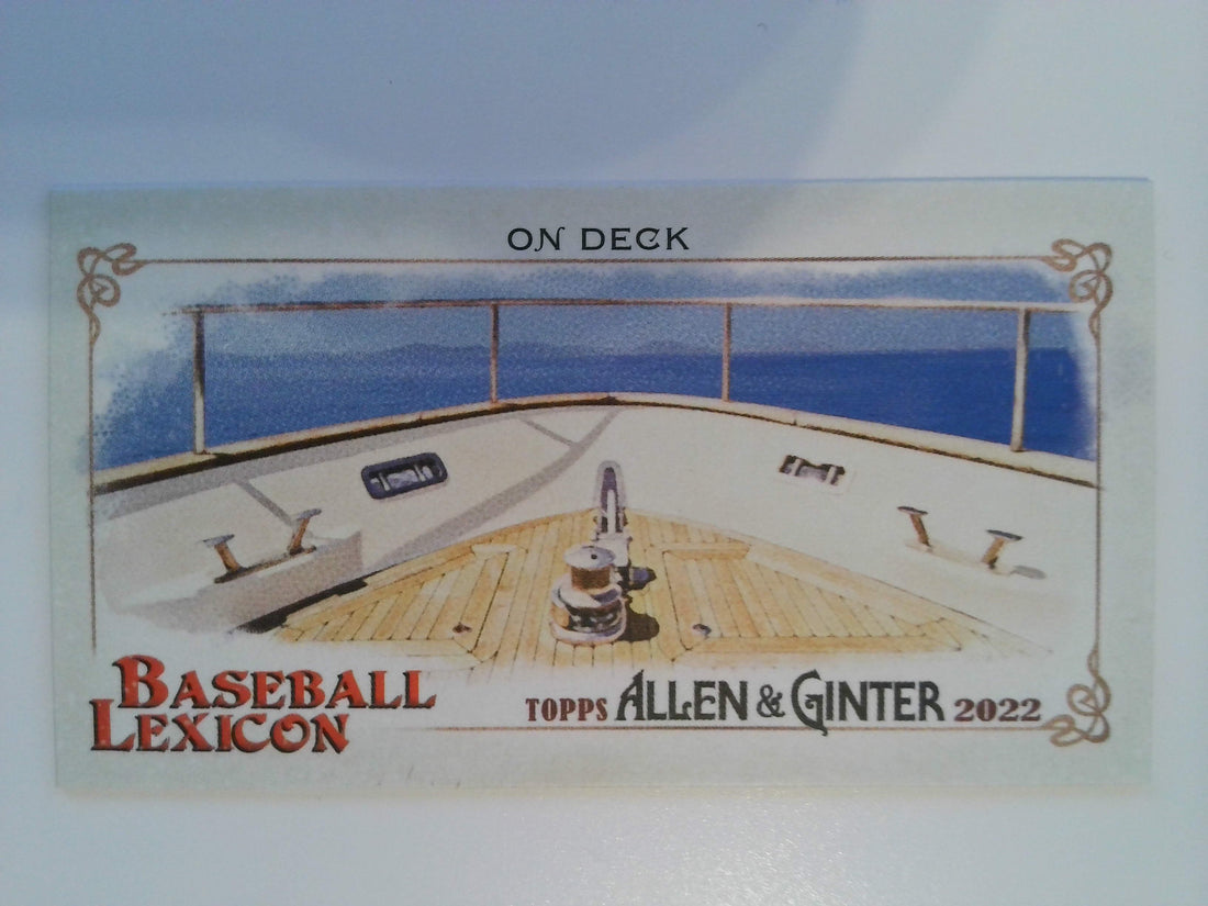 2022 Topps Allen & Ginter Chrome Baseball Mini Baseball Lexicon On Deck #BL-10