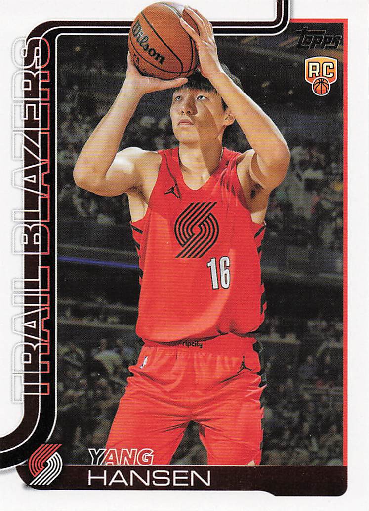 2025-26 Topps Basketball Yang Hansen #216 Rookie