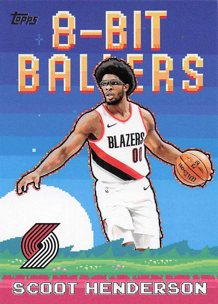 2025-26 Topps Basketball 8-Bit Ballers Scoot Henderson #8B-14