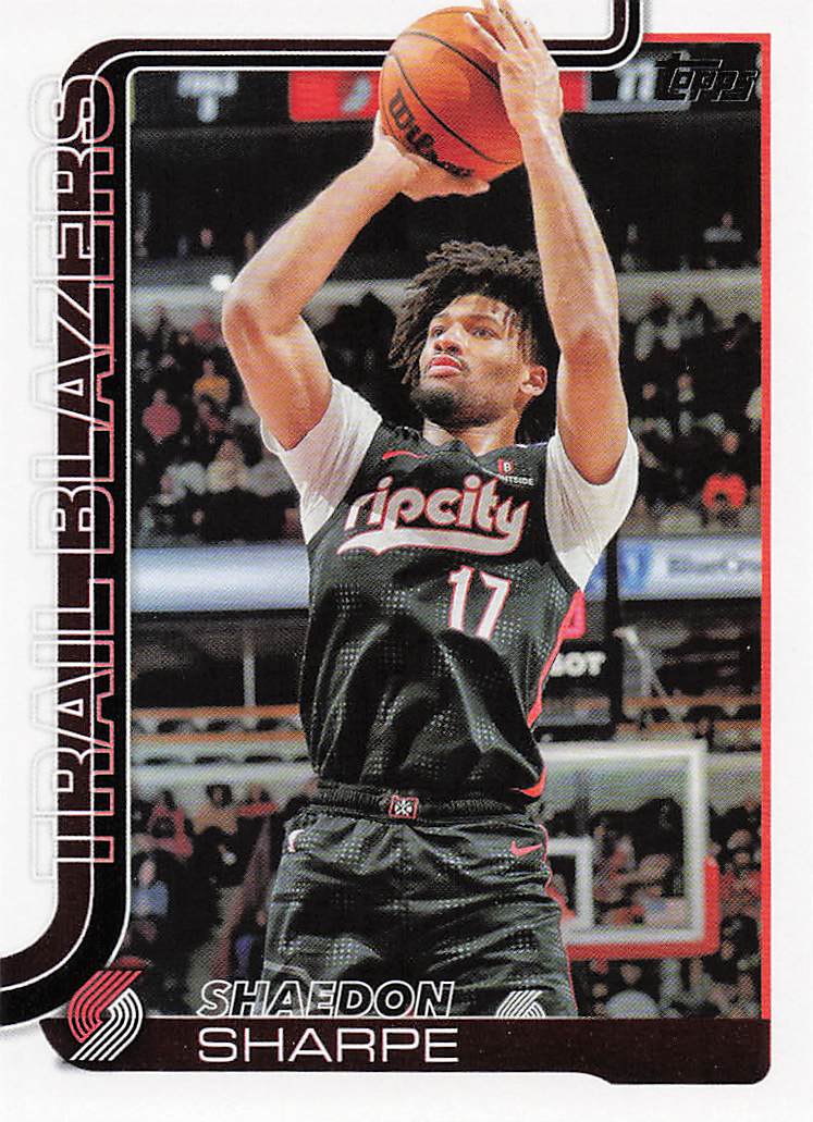 2025-26 Topps Basketball Shaedon Sharpe #127