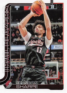 2025-26 Topps Basketball Shaedon Sharpe #127