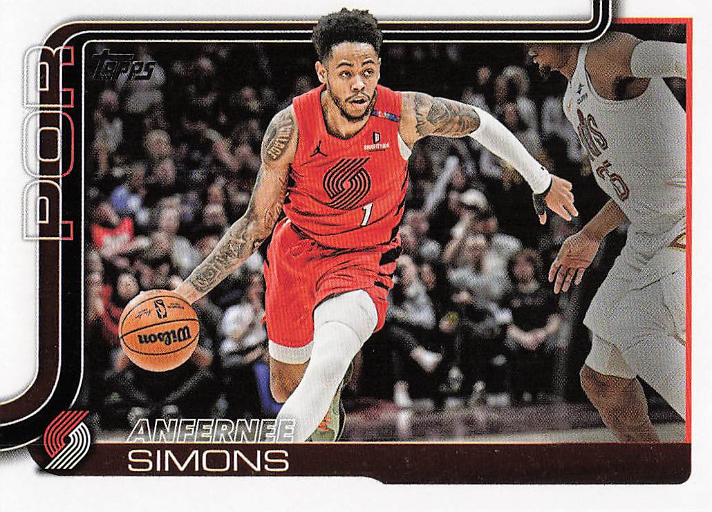 2025-26 Topps Basketball Anfernee Simons #123