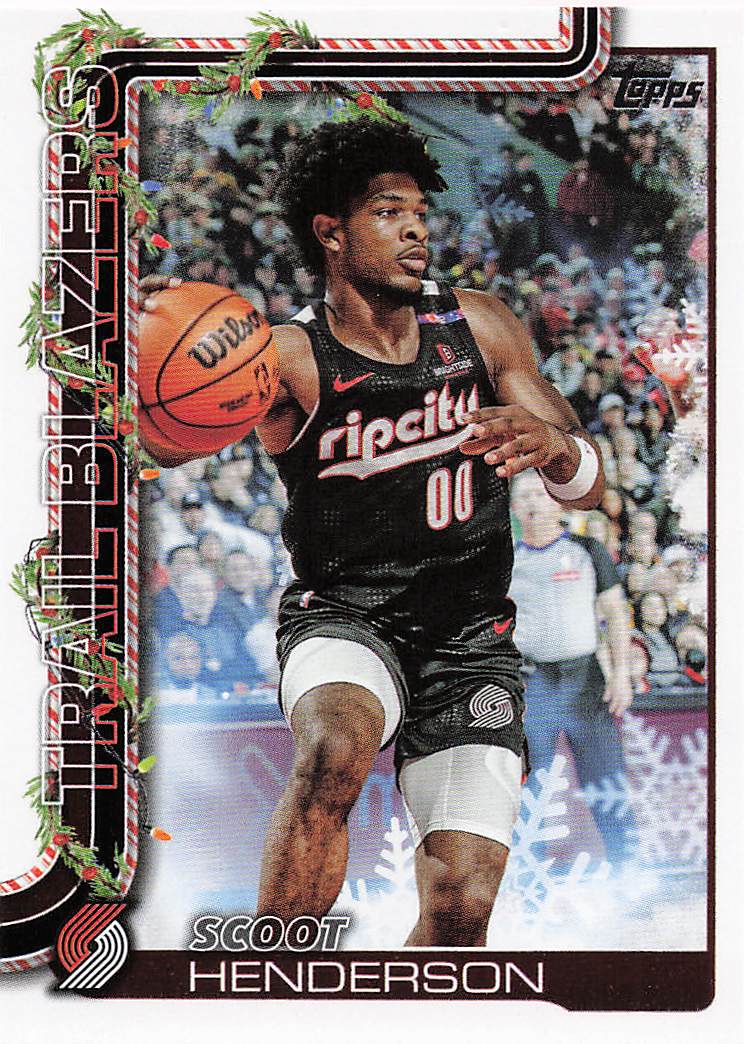 2025-26 Topps Holiday Basketball Scoot Henderson #H96