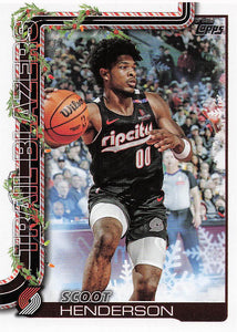 2025-26 Topps Holiday Basketball Scoot Henderson #H96