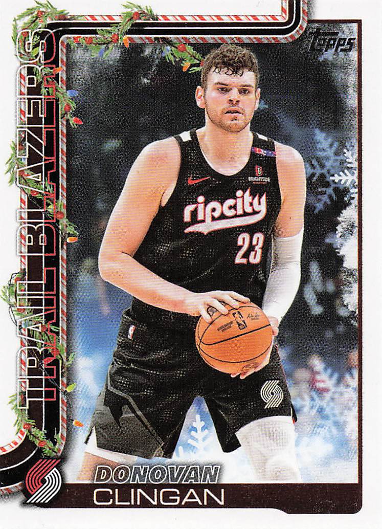 2025-26 Topps Holiday Basketball Donovan Clingan #H100