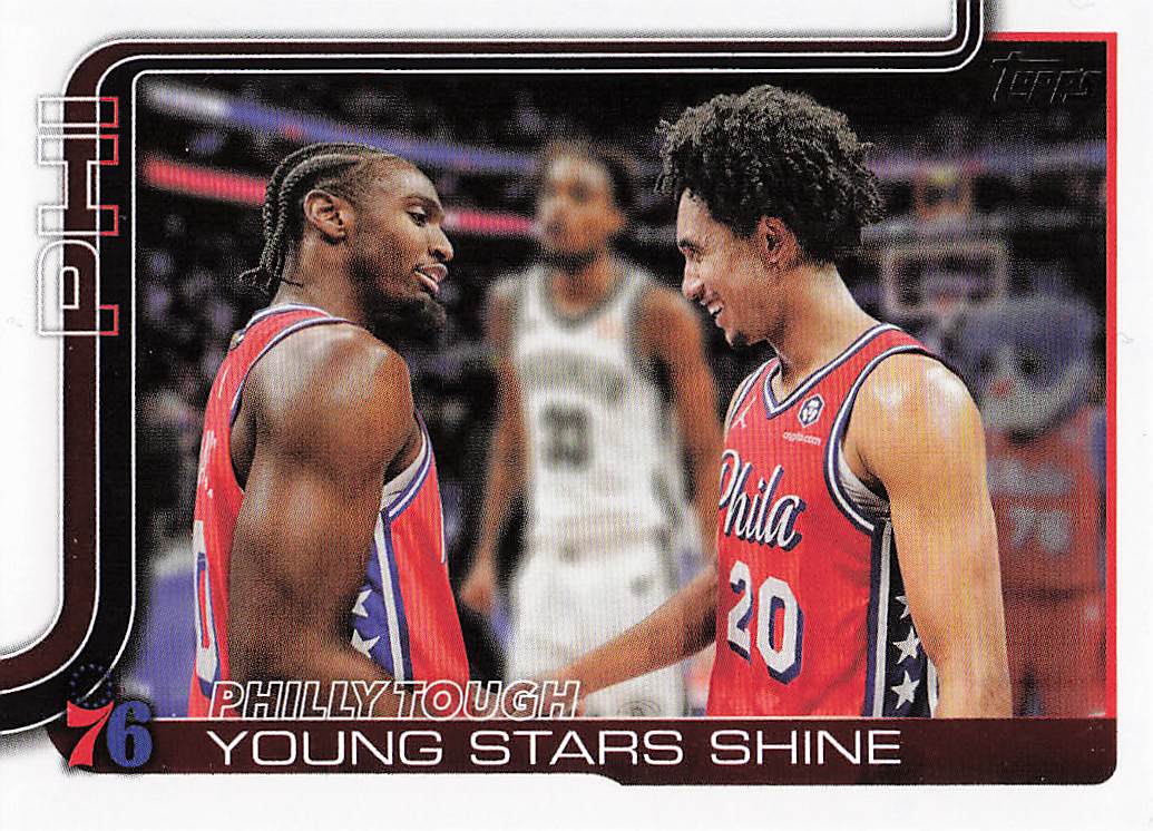 2025-26 Topps Basketball Philly Tough: Young Stars Shine #275