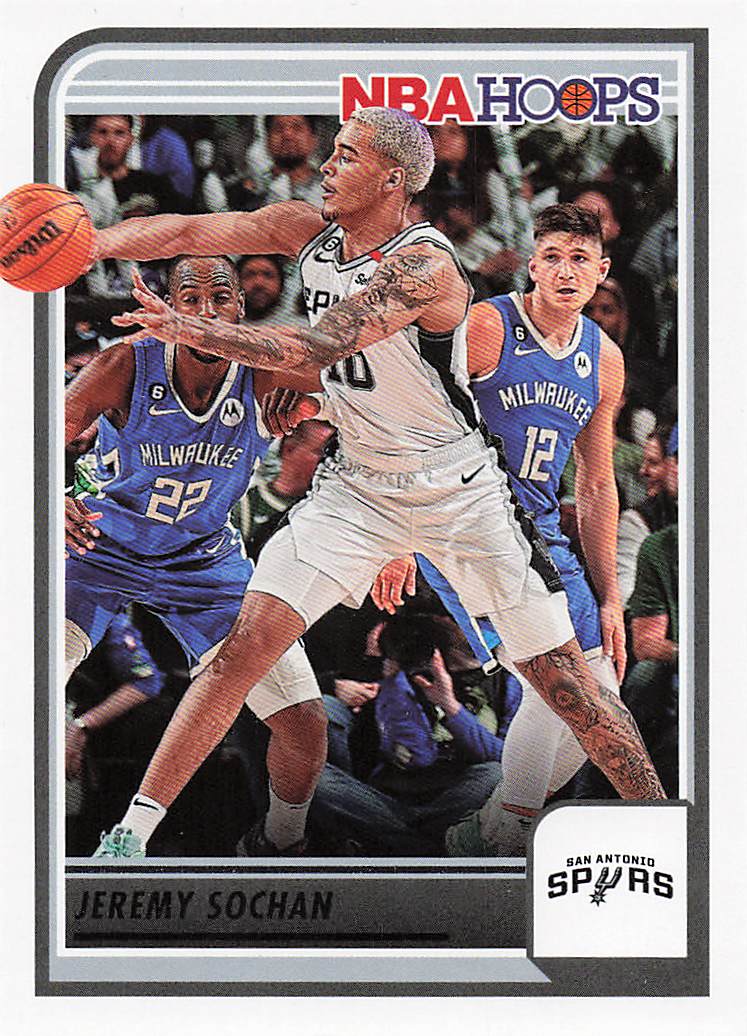 2023-24 Hoops Basketball Jeremy Sochan #54