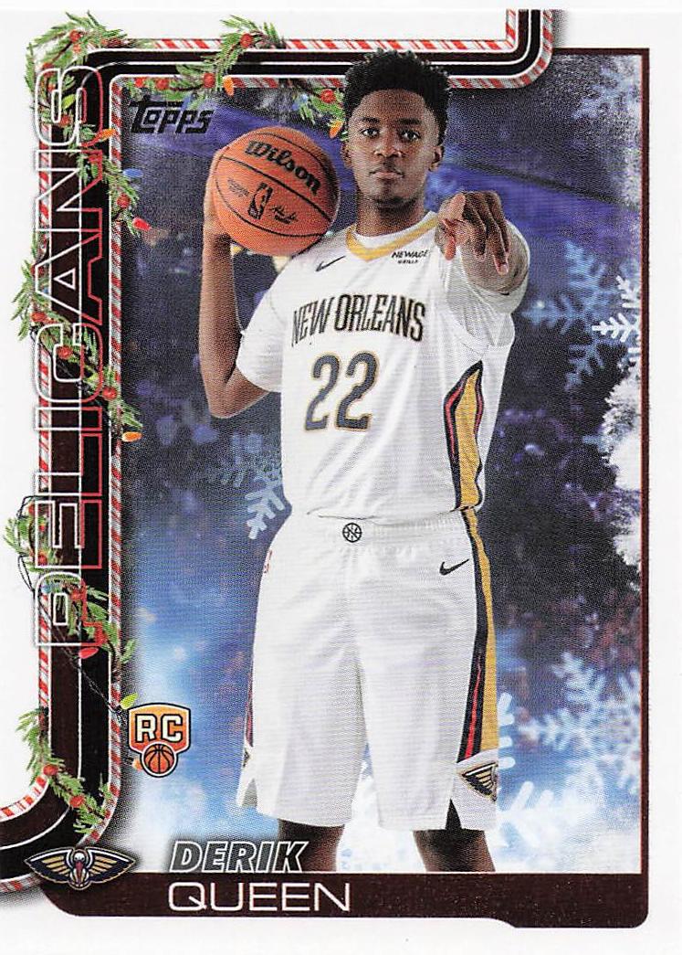 2025-26 Topps Holiday Basketball Derik Queen #H173 Rookie