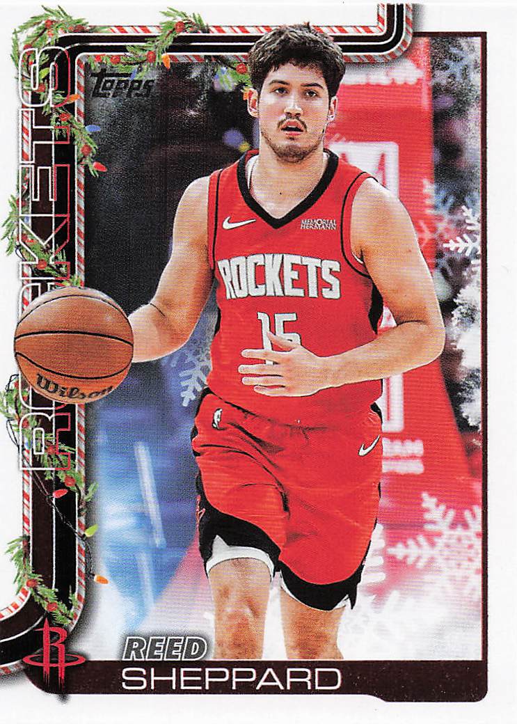 2025-26 Topps Holiday Basketball Reed Sheppard #H143