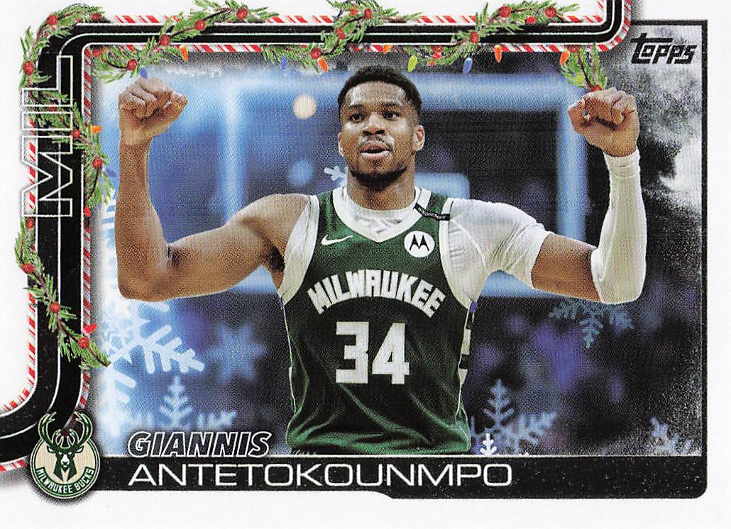 2025-26 Topps Holiday Basketball Giannis Antetokounmpo #H43