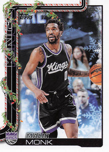 2025-26 Topps Holiday Basketball Malik Monk #H131