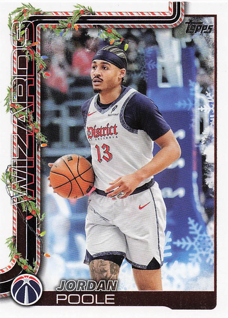 2025-26 Topps Holiday Basketball Jordan Poole #H73