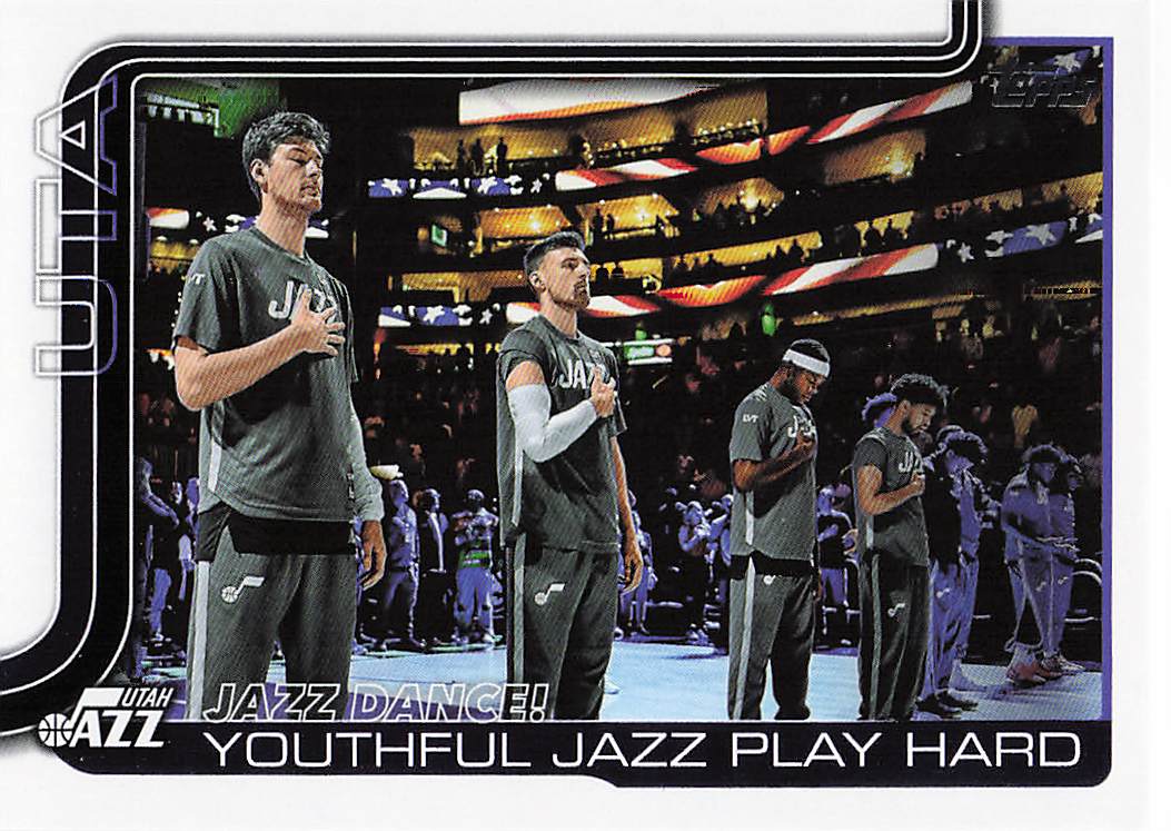 2025-26 Topps Basketball Jazz Dance!: Youthful Jazz Play Hard #290