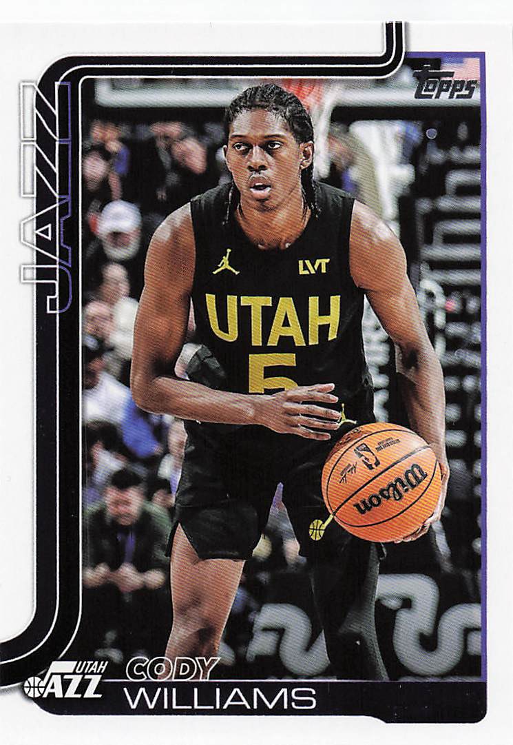 2025-26 Topps Basketball Cody Williams #130
