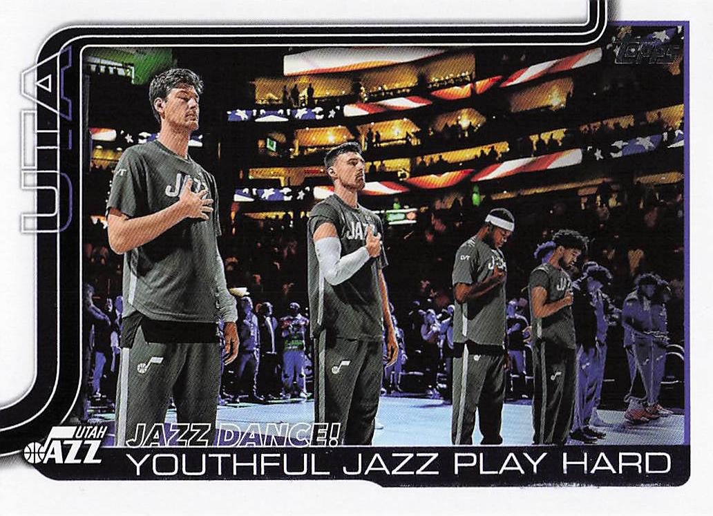2025-26 Topps Basketball Jazz Dance!: Youthful Jazz Play Hard #290