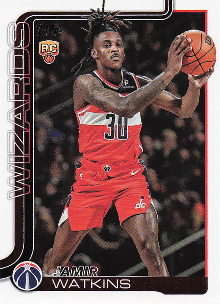2025-26 Topps Basketball Jamir Watkins #244 Rookie