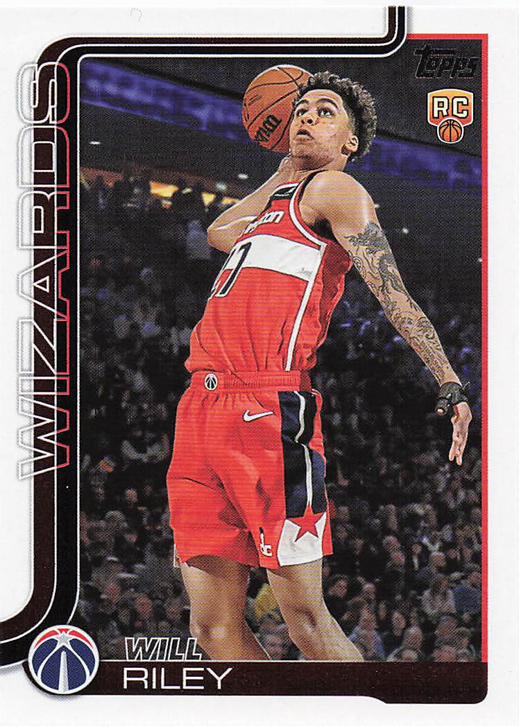 2025-26 Topps Basketball Will Riley #221 Rookie