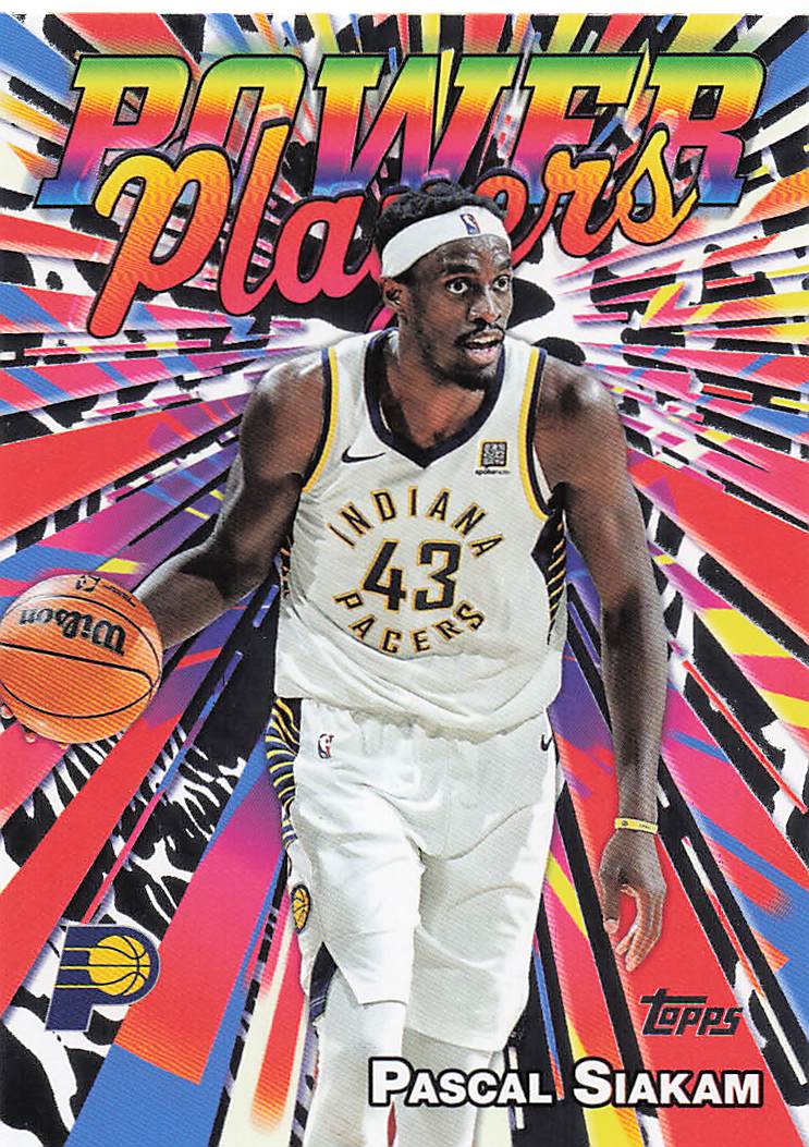 2025-26 Topps Basketball Power Players Pascal Siakam #PP-3