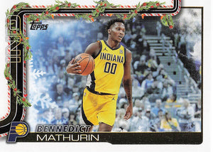 2025-26 Topps Holiday Basketball Bennedict Mathurin #H39