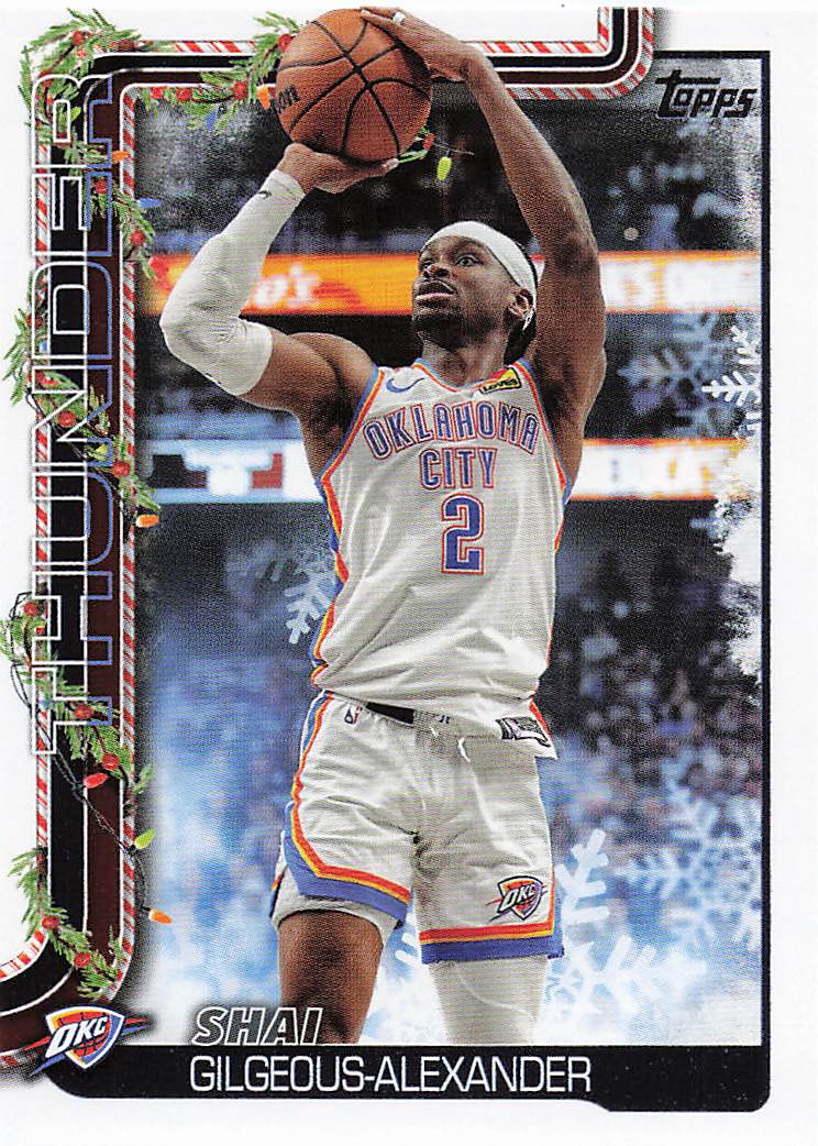 2025-26 Topps Holiday Basketball Shai Gilgeous-Alexander #H90